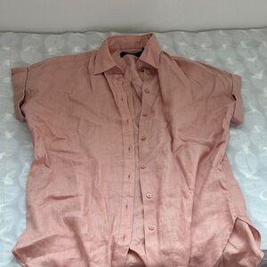 Woman’s Pink Short Sleeve Shirt